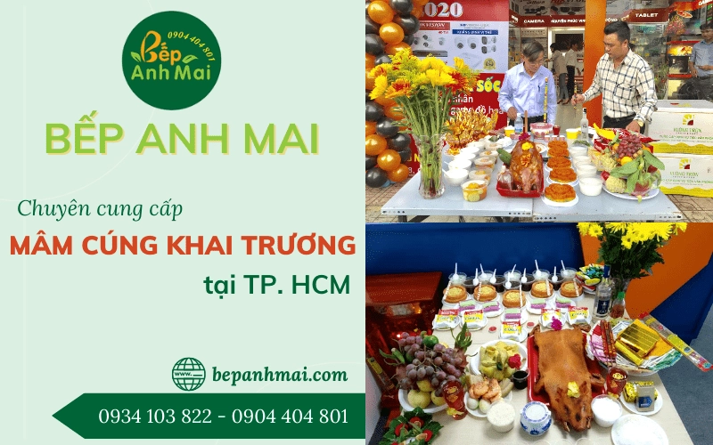 đặt mâm cúng khai trương