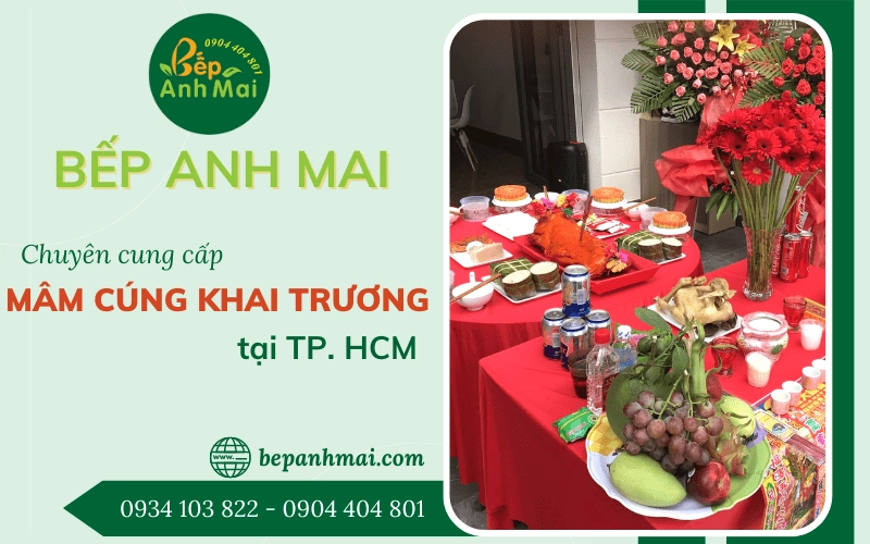 đặt mâm cúng khai trương