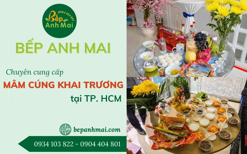 đặt mâm cúng khai trương