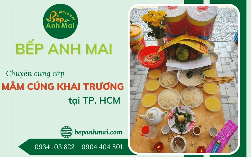 đặt mâm cúng khai trương