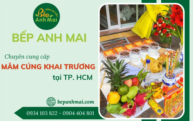 đặt mâm cúng khai trương