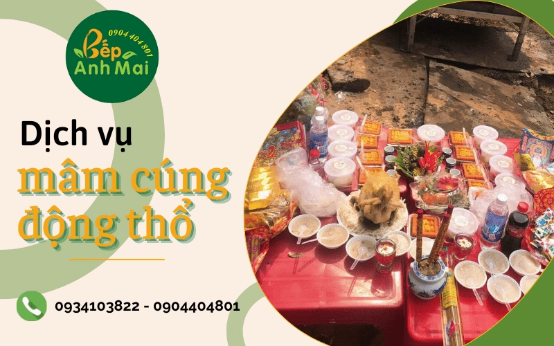 mâm cúng động thổ