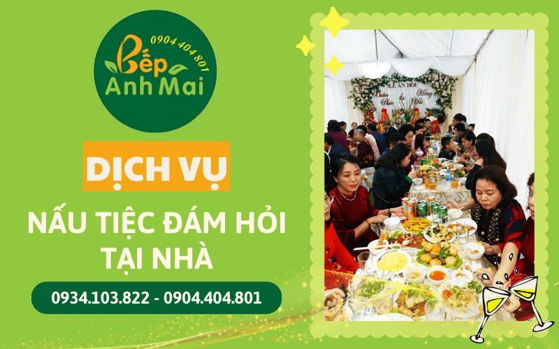 nấu tiệc đám hỏi
