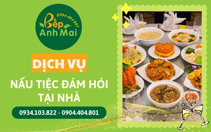 nấu tiệc đám hỏi