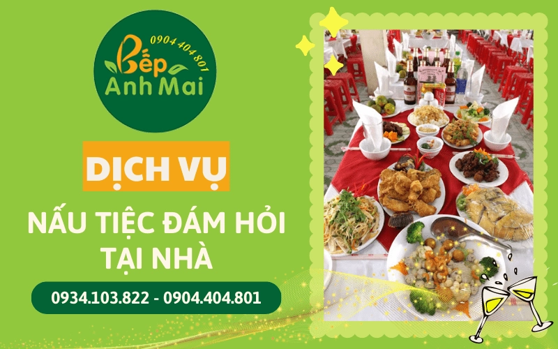 nấu tiệc đám hỏi