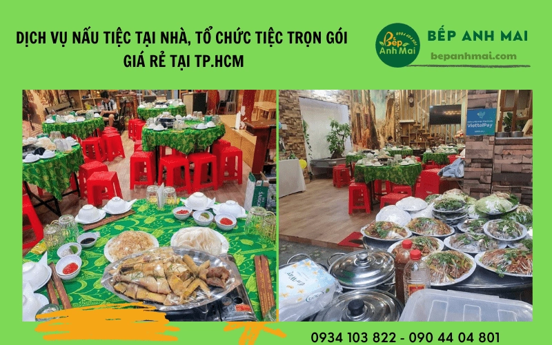 Dịch vụ nấu tiệc tại nhà