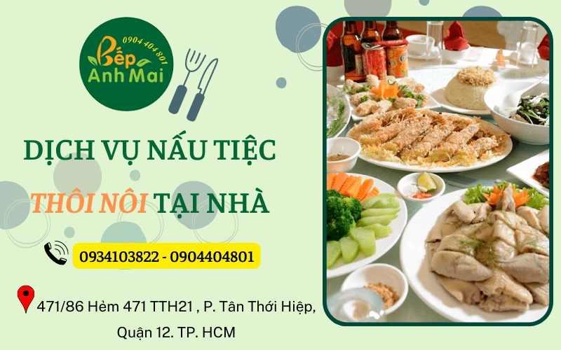dịch vụ nấu tiệc thôi nôi