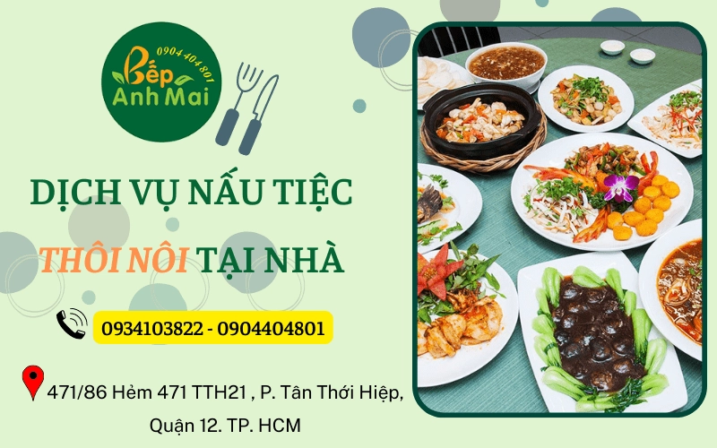dịch vụ nấu tiệc thôi nôi